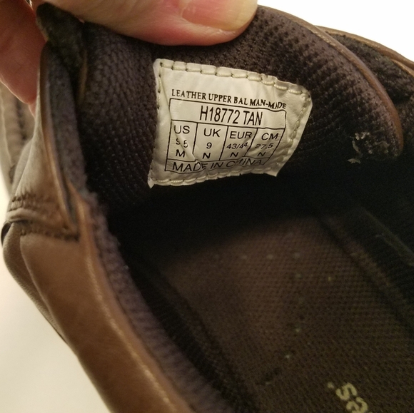 Hush Puppies Men's Brown Leather Lace Up Shoes Size 9.5 - Picture 11 of 16